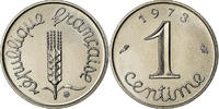 France Centime Coin, Épi, Paris, FDC, Stainless Steel -