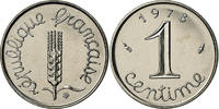 France Centime Coin, Épi, Paris, FDC, Stainless Steel -