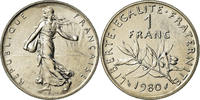 France Franc Coin, Semeuse, Paris, FDC, Nickel, KM:925.1 -
