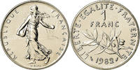France Franc Coin, Semeuse, Paris, FDC, Nickel, KM:925.1 -