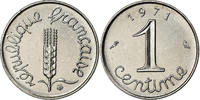 France Centime Coin, Épi, Stainless Steel, Gadoury:91 -