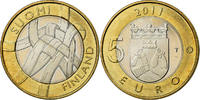 Finland 5 Euro Karelia, Bi-Metallic, KM:159 -