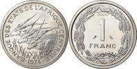 Central African States Franc Coin, Paris, ESSAI, Aluminum -