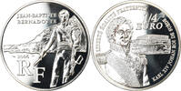 France 1/4 Euro Bernadotte, BE, Silver, KM:1445 -
