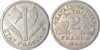 France 2 Francs Coin, Bazor, Beaumont - Le Roger, Aluminum -