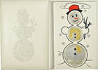 Kiribati Set 2, 5 & 10 Dollars Christmas Snowman, Proof, Colorized -