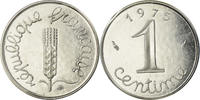 France Centime Coin, Paris, Piéfort, Chrome-Steel, KM:P512 -