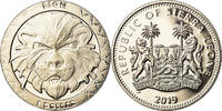 Sierra Leone Dollar Coin, Lion, British Royal Mint -