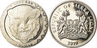 Sierra Leone Dollar Coin, Léopard, British Royal Mint -