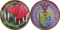 Somaliland Shilling Coin, Fleurs - Coeur de Marie, Stainless -