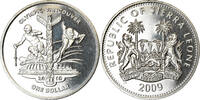 Sierra Leone Dollar Coin, British Royal Mint, Jeux olympiques d'hiver -
