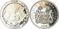 Sierra Leone Dollar Coin, British Royal Mint, Lion, Cupro-nickel -