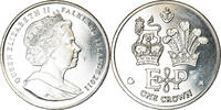 Falkland Islands Crown Coin, Elizabeth II, Pobjoy Mint -