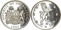 Sierra Leone Dollar Coin, British Royal Mint, Lion couronné -