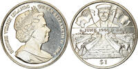 BRITISH VIRGIN ISLANDS Dollar Coin, Pobjoy Mint, D-Day - Marine -