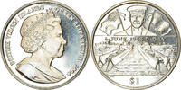 BRITISH VIRGIN ISLANDS Dollar Coin, Pobjoy Mint, D-Day - Marine -