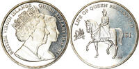 BRITISH VIRGIN ISLANDS Dollar Coin, Franklin Mint, Reine Elizabeth -