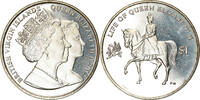 BRITISH VIRGIN ISLANDS Dollar Coin, Franklin Mint, Reine Elizabeth -