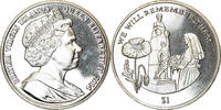 BRITISH VIRGIN ISLANDS Dollar Coin, Franklin Mint, Edith Cavell -