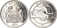 Sierra Leone Dollar Coin, British Royal Mint, Course de haies -