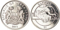 Sierra Leone Dollar Coin, British Royal Mint, Course de haies -