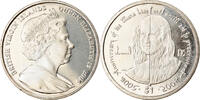 BRITISH VIRGIN ISLANDS Dollar Coin, Franklin Mint, 500ème anniversaire -