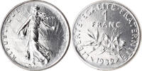 France Franc Coin, Semeuse, Paris, FDC, Nickel, KM:925.1 -