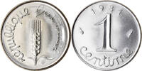France Centime Coin, Épi, Paris, FDC, Stainless Steel -