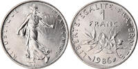 France Franc Coin, Semeuse, Paris, Nickel, KM:925.1 -