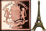 Somalia Shilling Coin, Tour Eiffel -