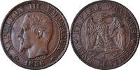 France 5 Centimes Coin, Napoleon III, Napoléon III, Paris -