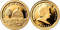 Cook Islands Dollar Coin, Elizabeth II, Le Pape en Terre Sainte, CIT -