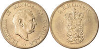 Denmark 2 Kroner Coin, Frederik IX, Copenhagen -