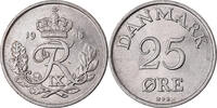 Denmark 25 Öre Coin, Frederik IX, Copenhagen, Copper-nickel -