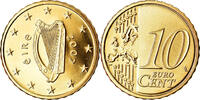 IRELAND REPUBLIC 10 Euro Cent BE, Brass, KM:47 -