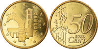 Andorra 50 Euro Cent Brass, KM:New -