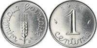 France Centime Coin, Épi, Paris, Stainless Steel, KM:928 -
