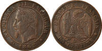 France Centime Coin, Napoleon III, Napoléon III, Strasbourg -