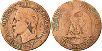 France 5 Centimes Coin, Napoleon III, Napoléon III, Paris -