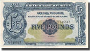 Great Britain 5 Pounds Banknote, Undated (1958), KM:M23 -