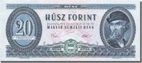 Hungary 20 Forint Banknote, 1975-10-28 -