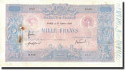 France 1000 Francs Bleu et Rose, 1908-10-27, Fayette:36.22 -