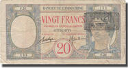 20 Francs (1942) Französisch-Somaliland PMG VF 20