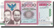 Burundi 10,000 Francs Banknote, 2009-07-01, KM:49 -