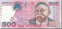 KYRGYZSTAN 500 Som Banknote, 2000, KM:17 -