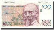 Belgium 100 Francs Banknote, KM:142a -