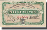 Algeria 50 Centimes Banknote, Chambre de Commerce, 1916-11-07, ANNULÉ -