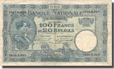 Belgium 100 Francs-20 Belgas Banknote, 1929-04-15, KM:102 -