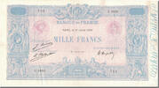 France 1000 Francs Bleu et Rose, 1923-07-12, Fayette:36.39 -
