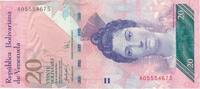 Venezuela 20 Bolivares Banknote, 2007-03-20, KM:91a -